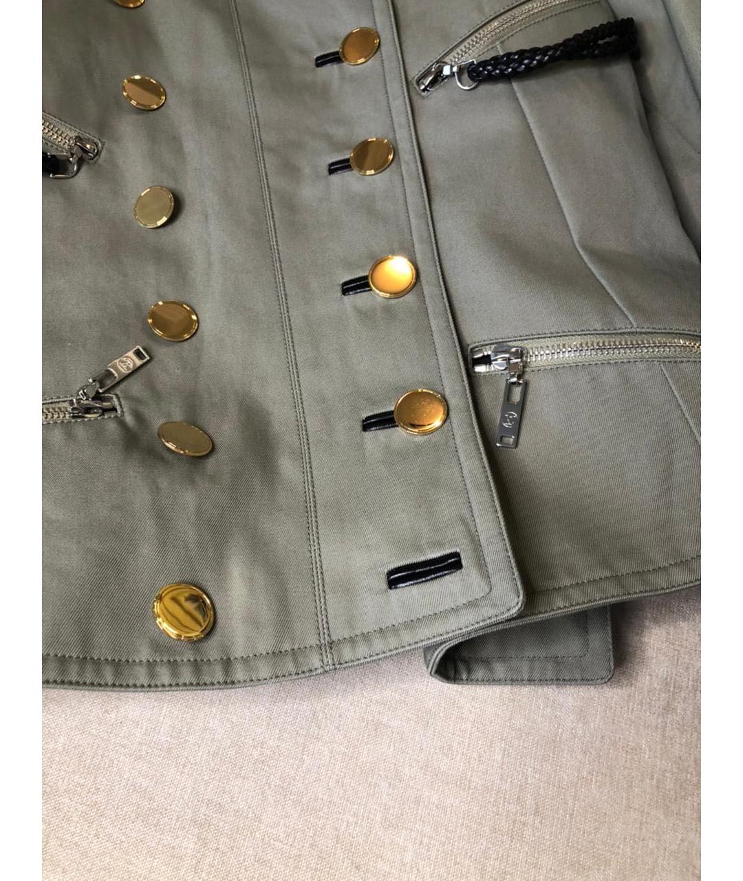 LOUIS VUITTON Хаки деним куртка, фото 6