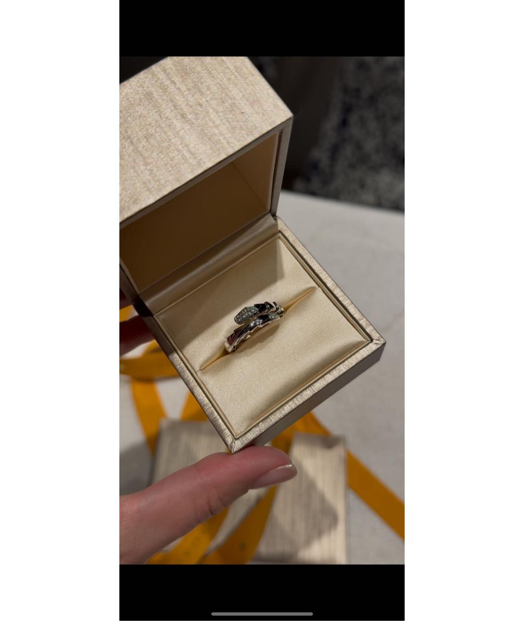 BVLGARI Кольцо из белого золота, фото 2