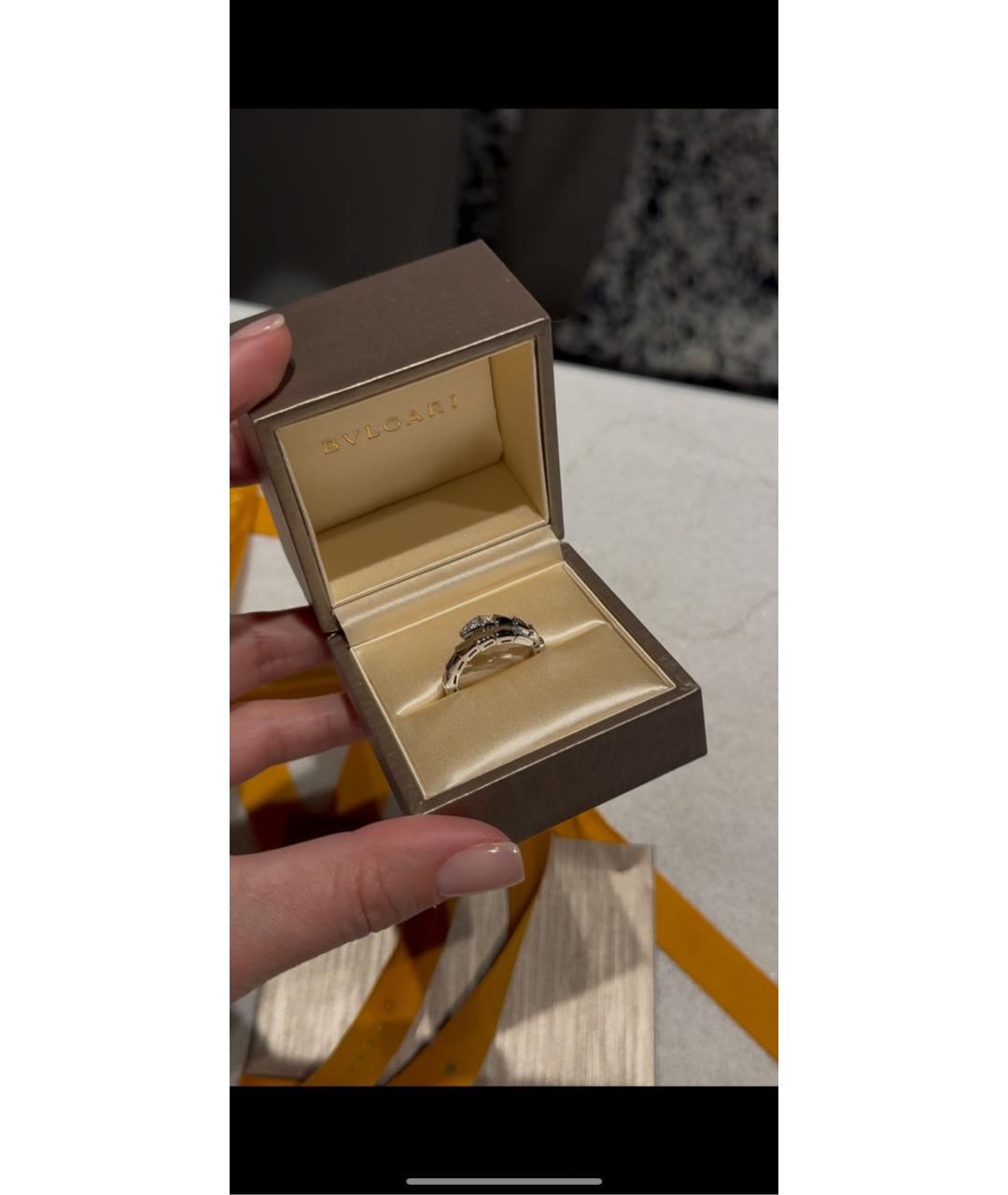 BVLGARI Кольцо из белого золота, фото 4