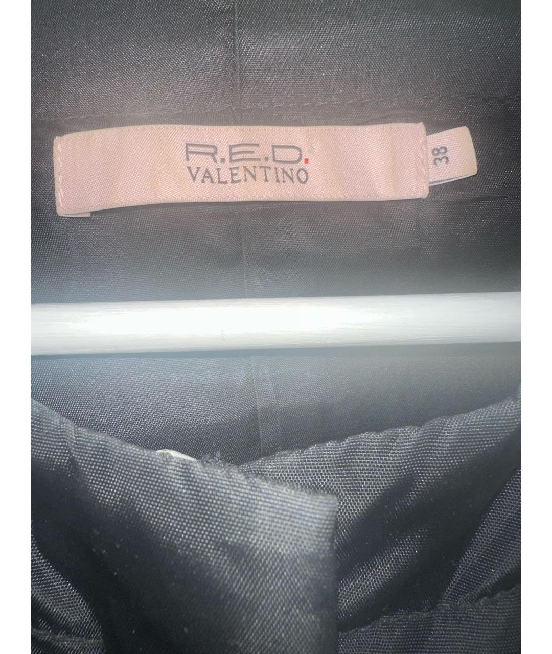 RED VALENTINO Черная полиамидовая куртка, фото 4