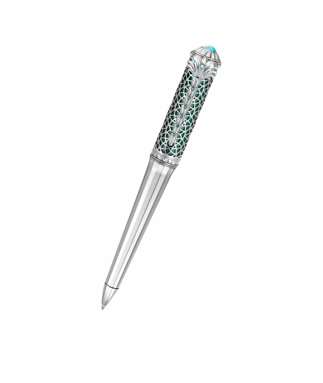 CARTIER Серебряная металлическая шариковая ручка, фото 1