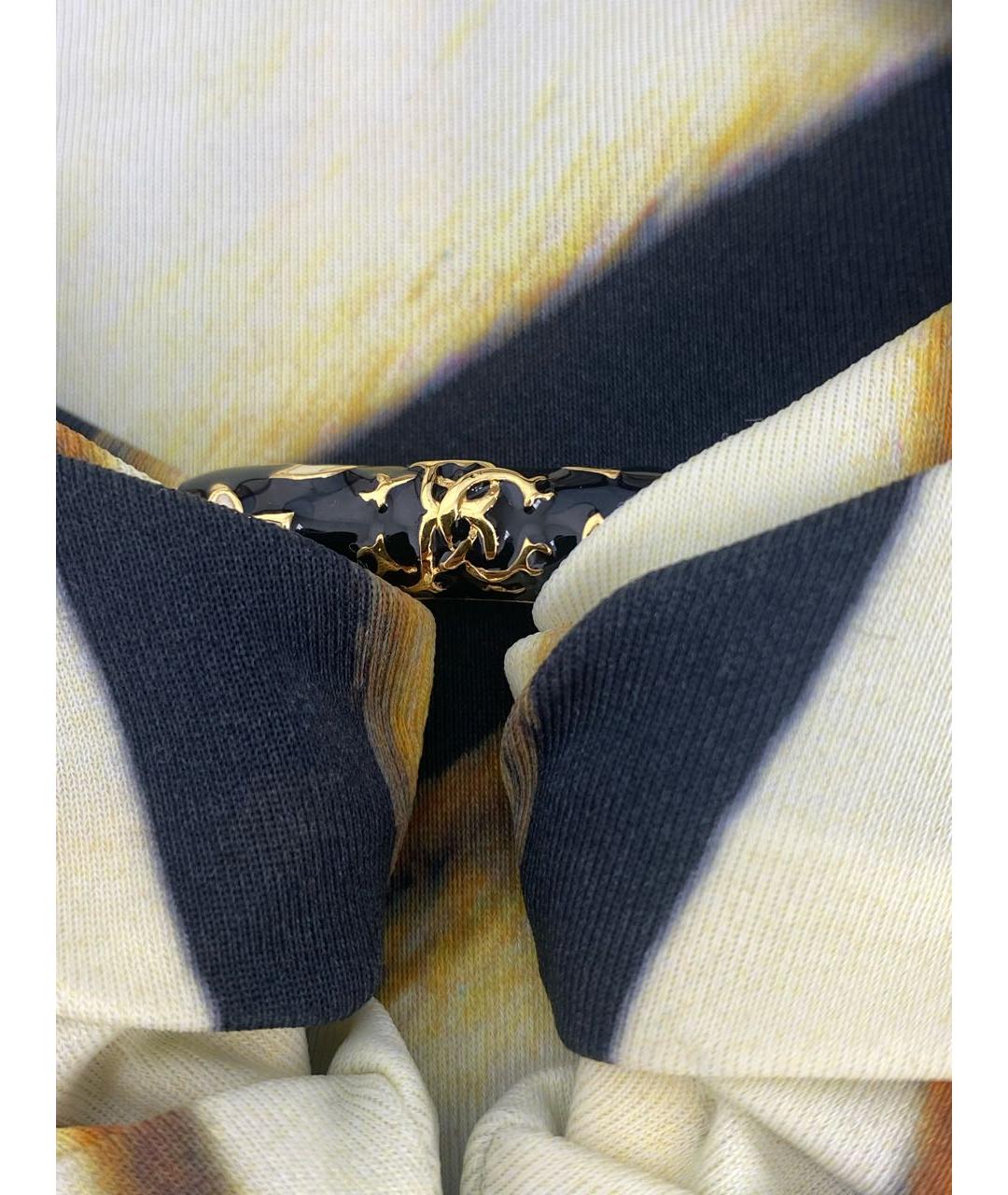 ROBERTO CAVALLI Мульти полиамидовая футболка, фото 4