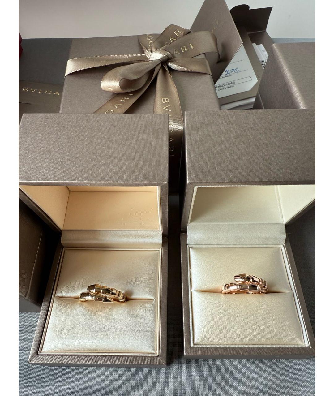 BVLGARI Золотое кольцо из розового золота, фото 2