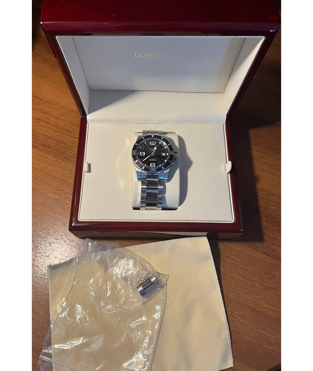 LONGINES Серебряные часы, фото 3