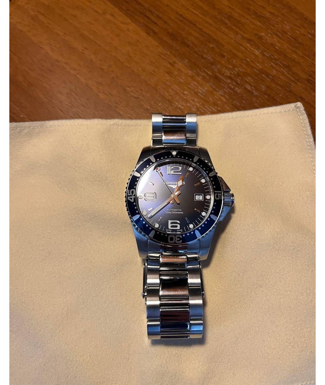 LONGINES Серебряные часы, фото 4