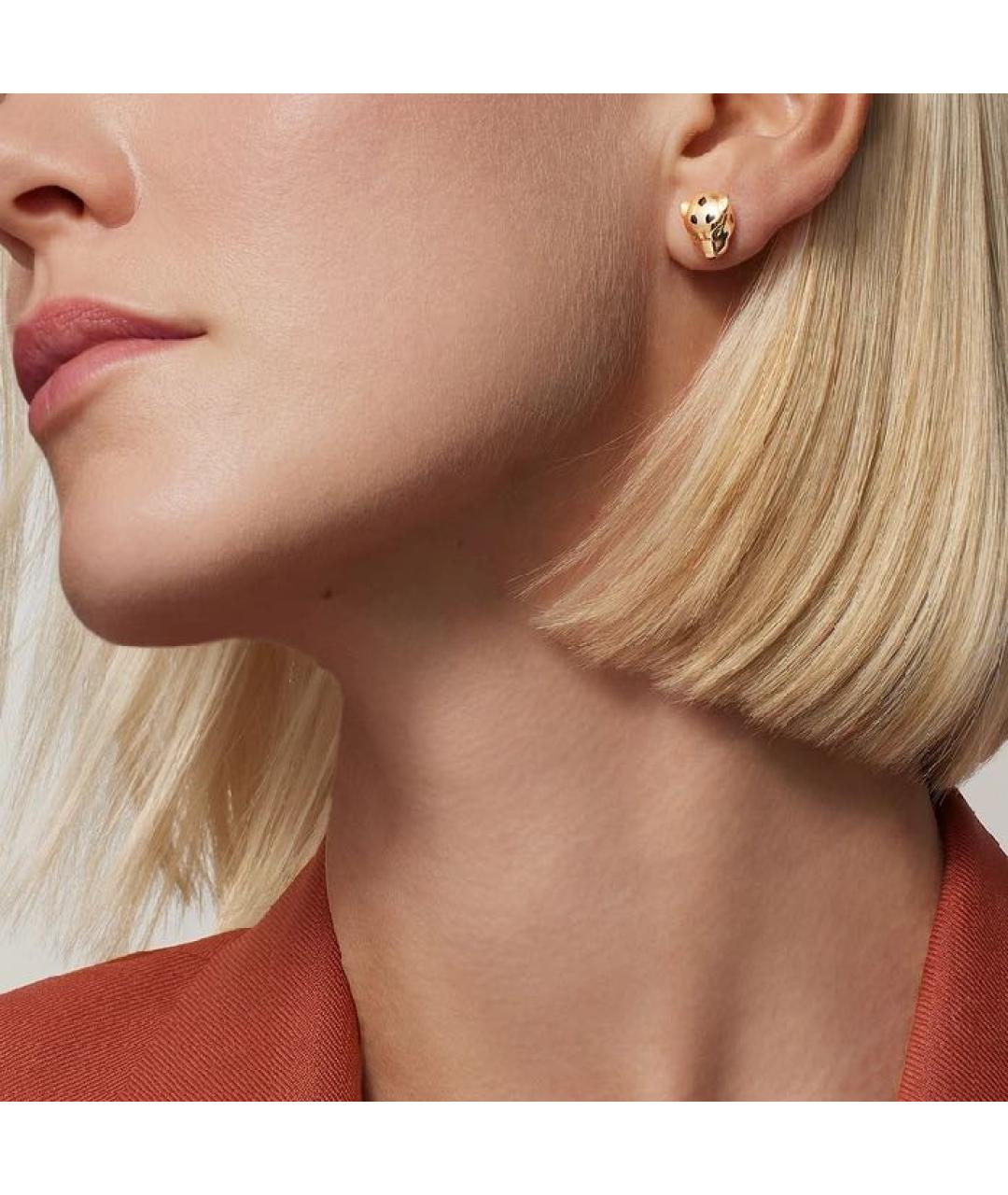 CARTIER Золотые серьги из желтого золота, фото 3