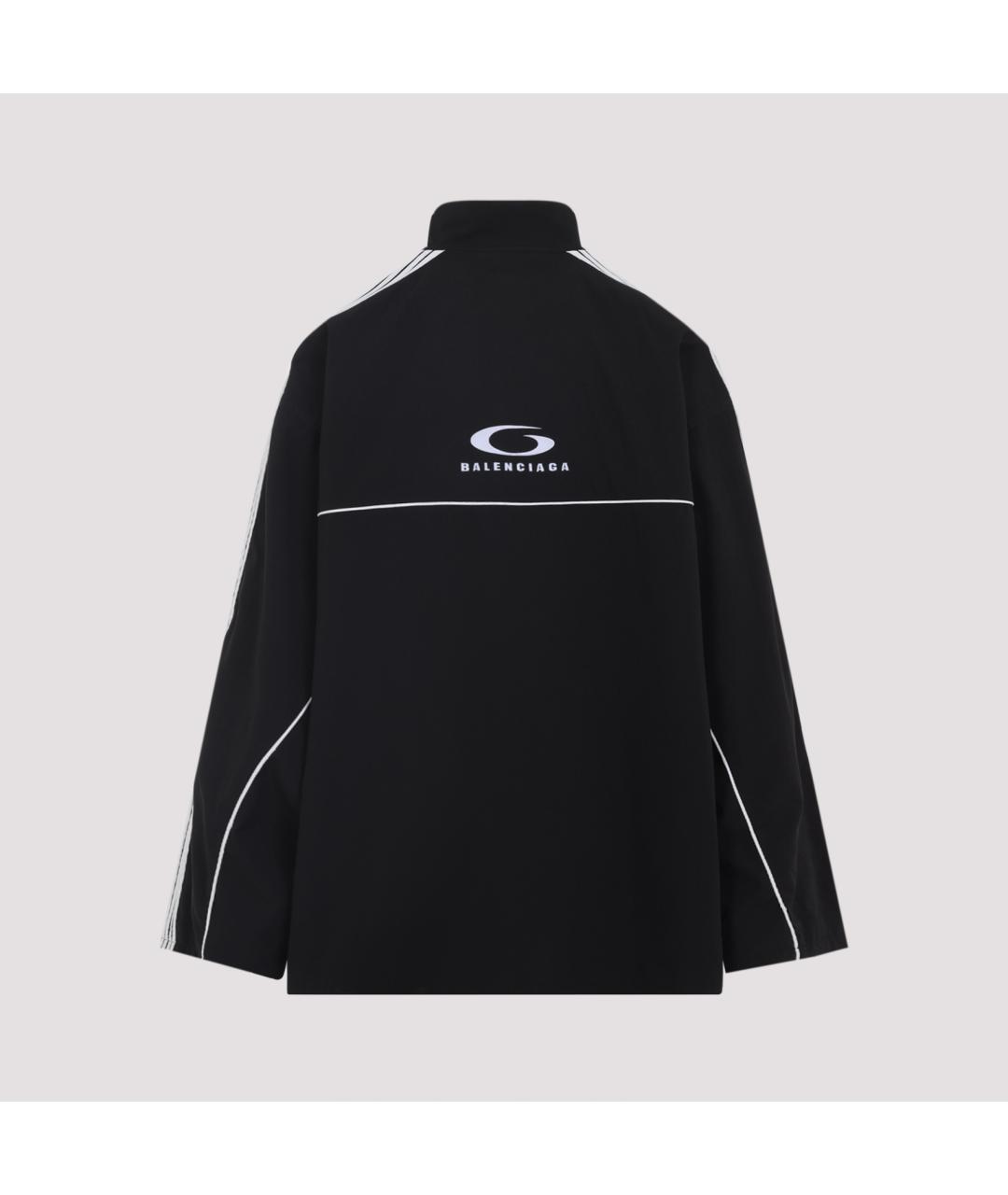 BALENCIAGA Черная полиэстеровая куртка, фото 4