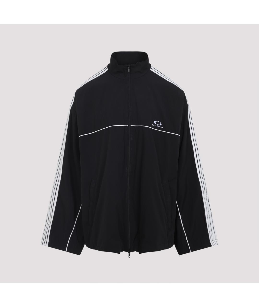 BALENCIAGA Черная полиэстеровая куртка, фото 3