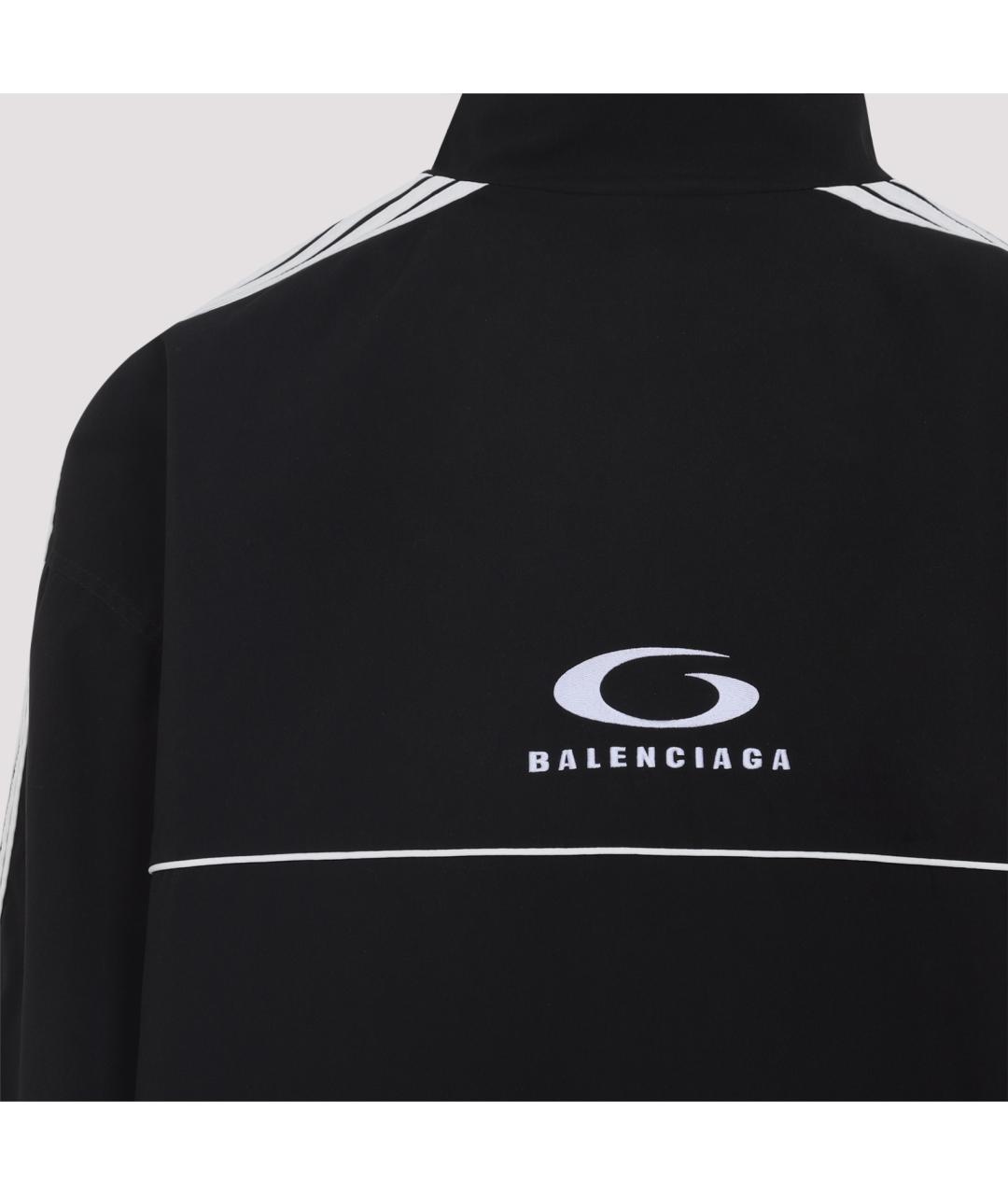 BALENCIAGA Черная полиэстеровая куртка, фото 7