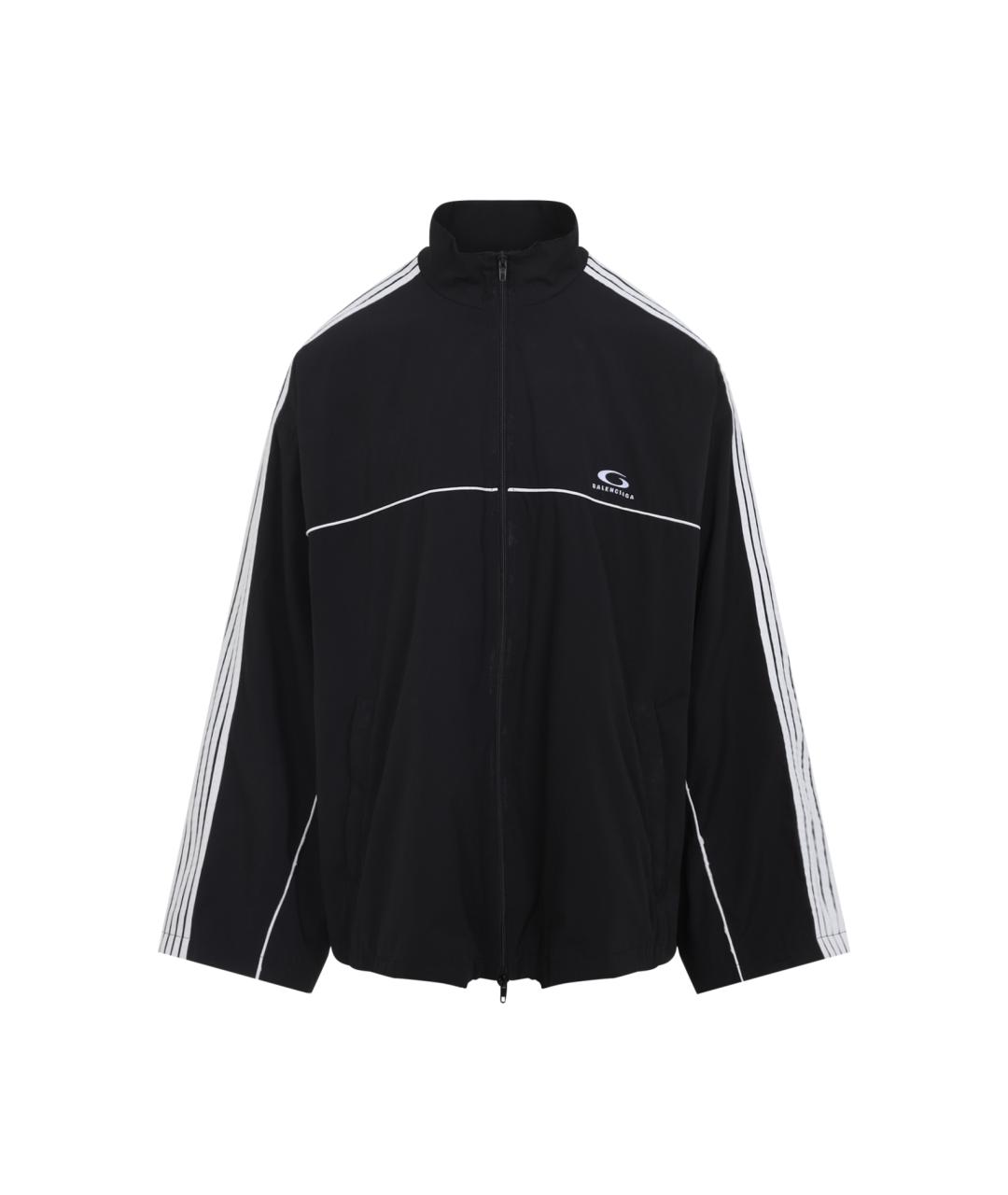 BALENCIAGA Черная полиэстеровая куртка, фото 1