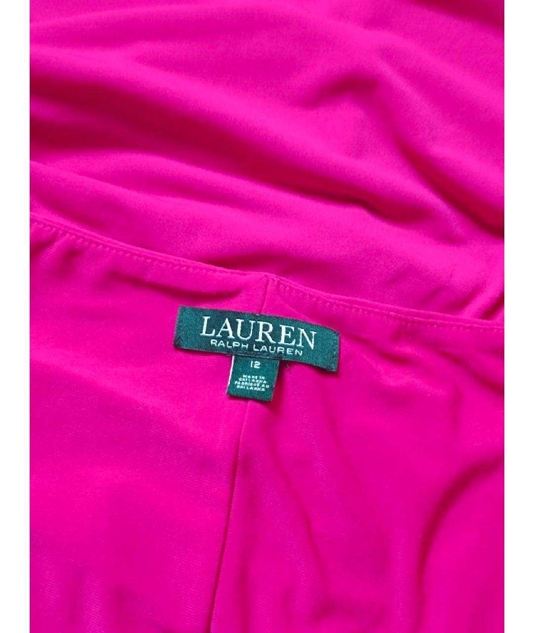 RALPH LAUREN Розовое вечернее платье, фото 4