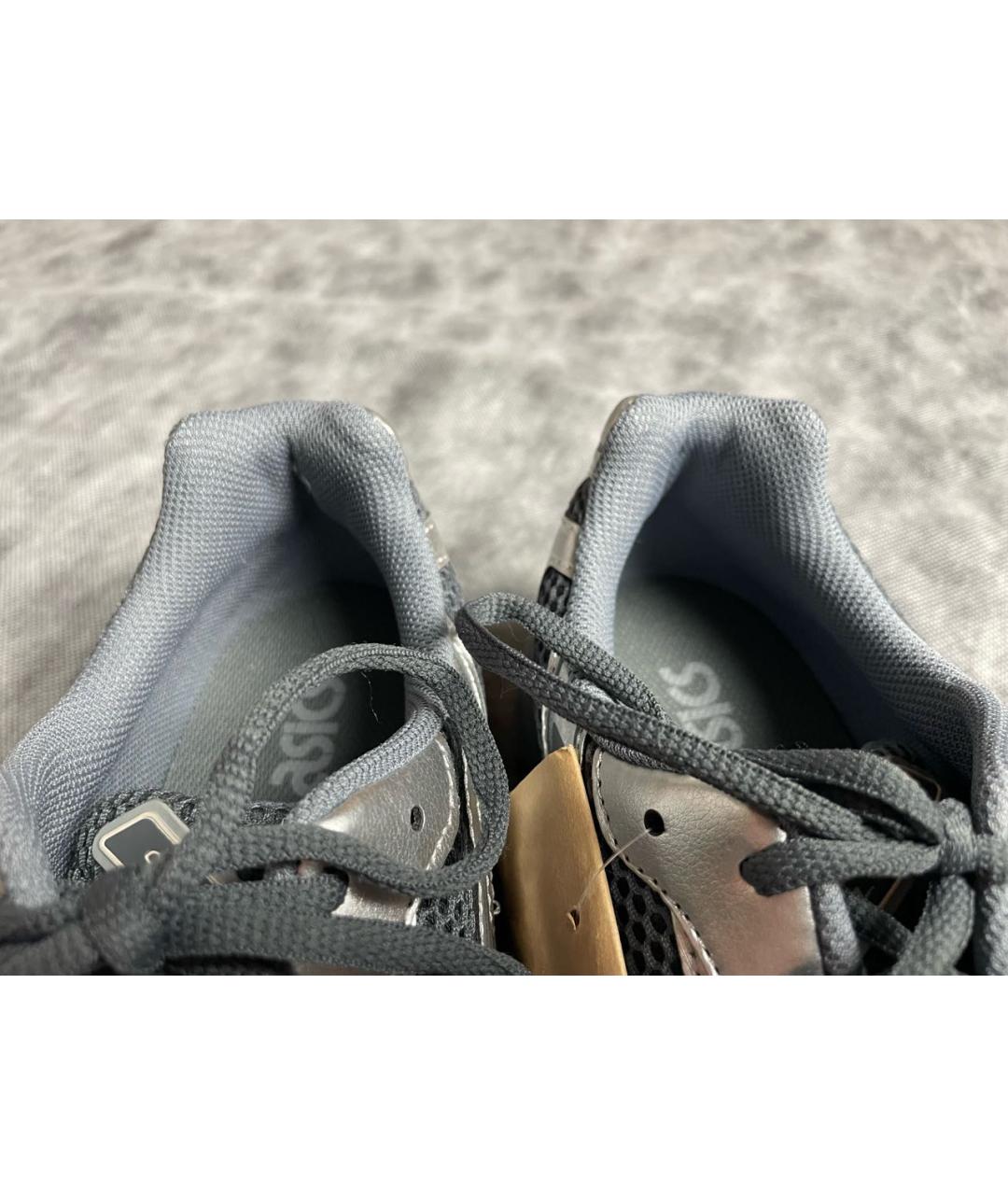 ASICS Серые текстильные низкие кроссовки / кеды, фото 8