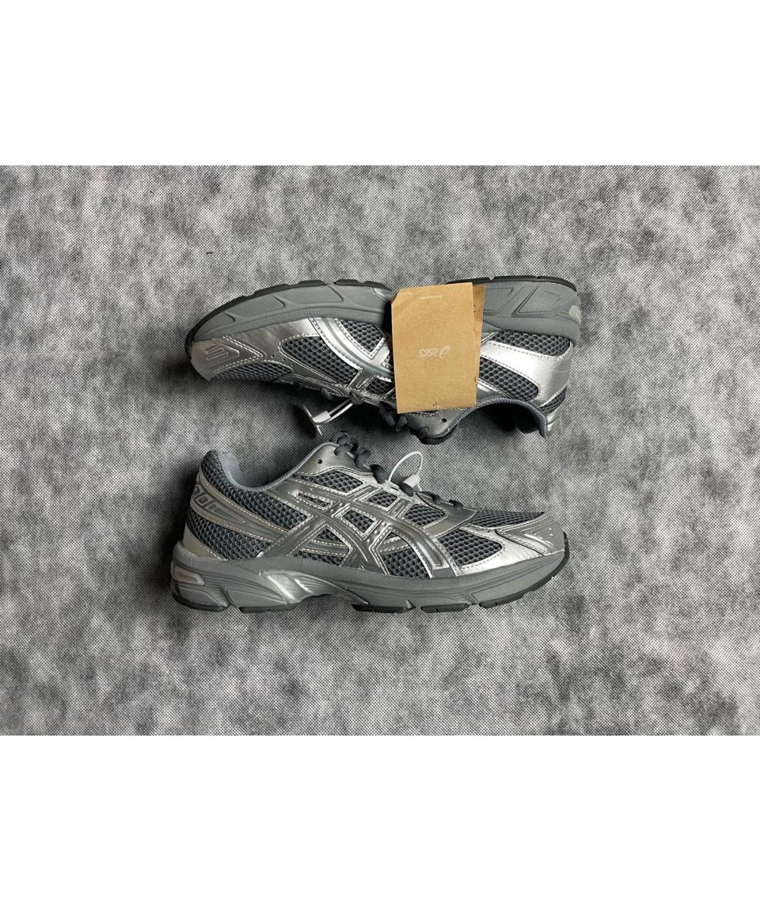 ASICS Серые текстильные низкие кроссовки / кеды, фото 9
