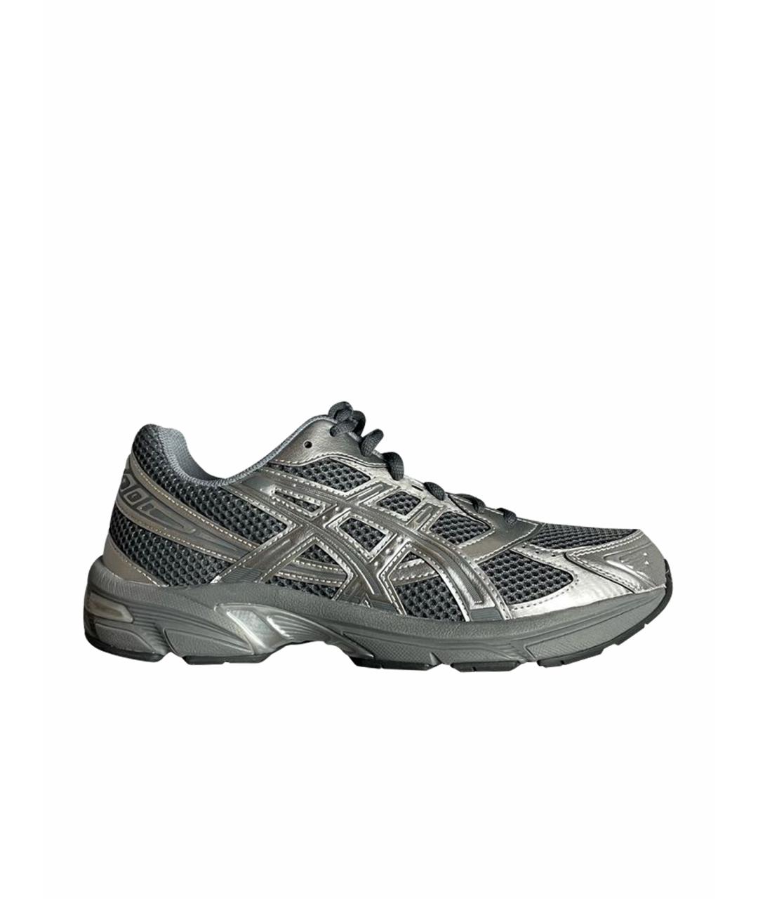 ASICS Серые текстильные низкие кроссовки / кеды, фото 1