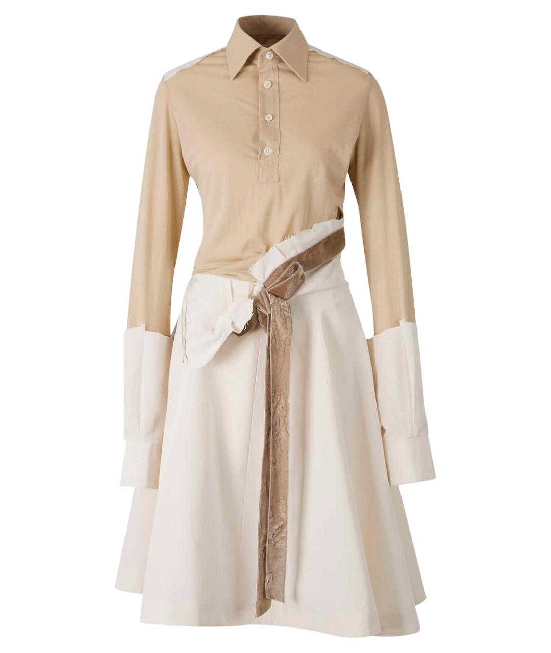 MAISON MARGIELA Мульти хлопковое повседневное платье, фото 1