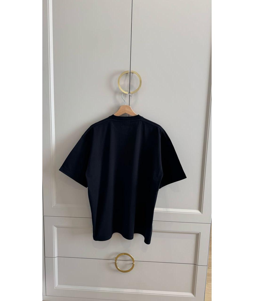 VETEMENTS Черная футболка, фото 5