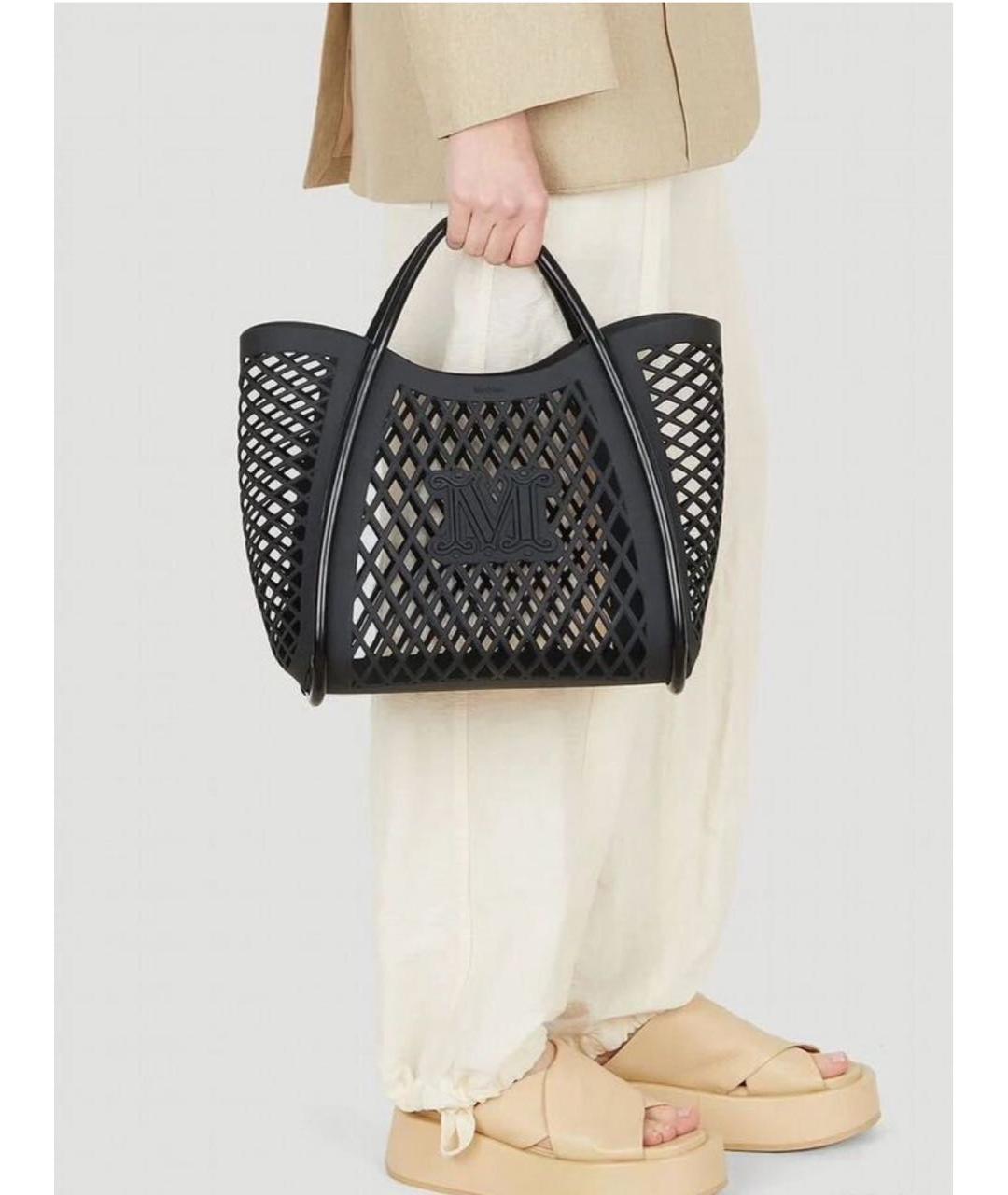 MAX MARA Черная сумка тоут, фото 6