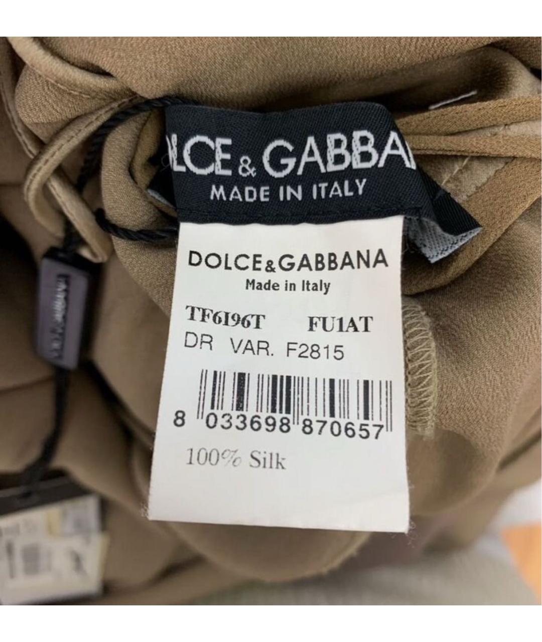 DOLCE&GABBANA Шелковое платье, фото 7