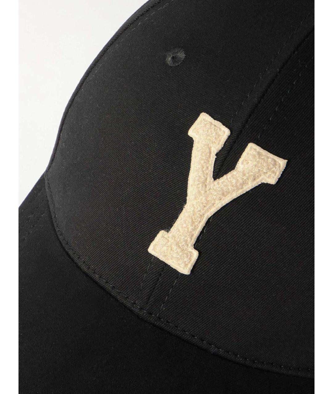 SAINT LAURENT Черная хлопковая кепка/бейсболка, фото 4