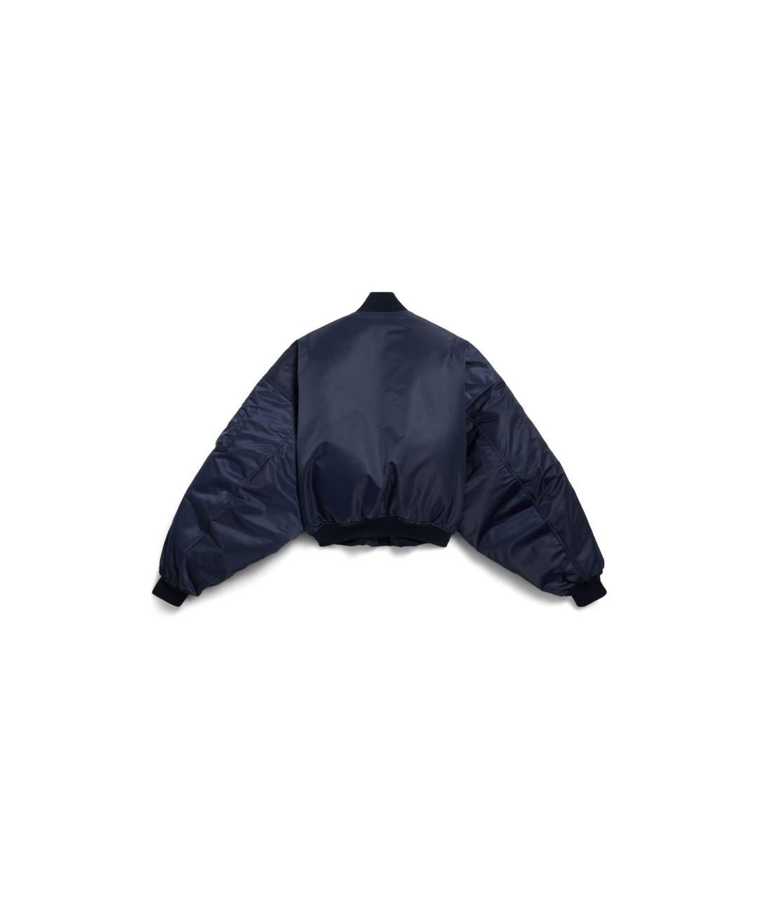 BALENCIAGA Синяя полиамидовая куртка, фото 2