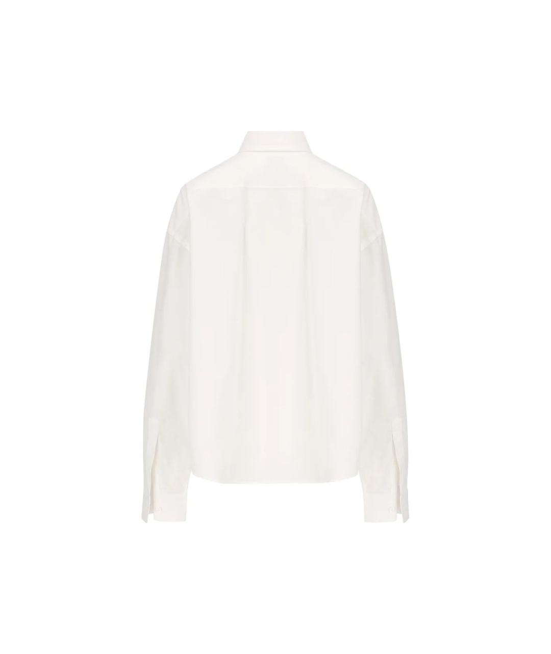 BALENCIAGA Белая хлопковая рубашка, фото 2