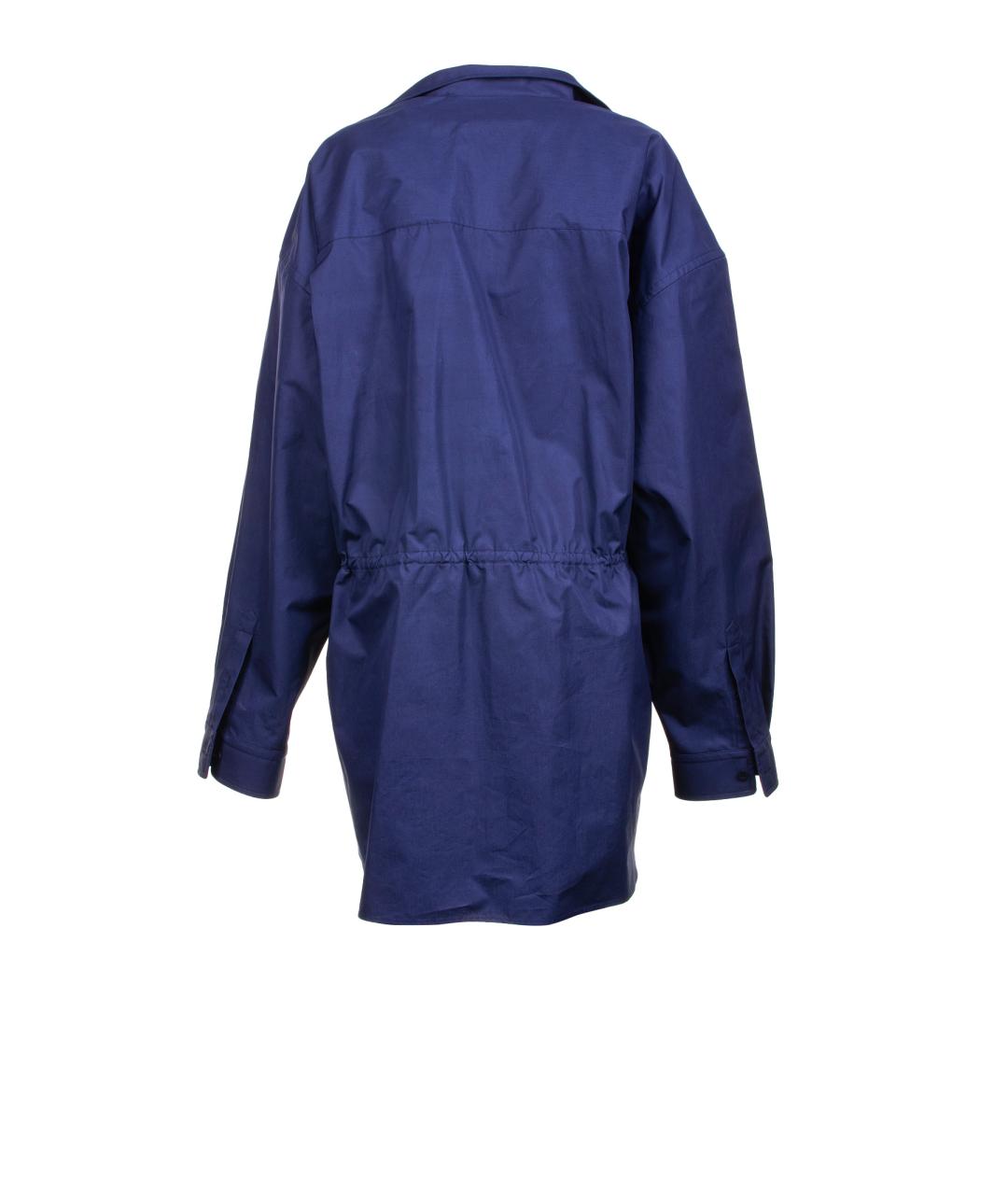 BALENCIAGA Синее хлопковое повседневное платье, фото 3