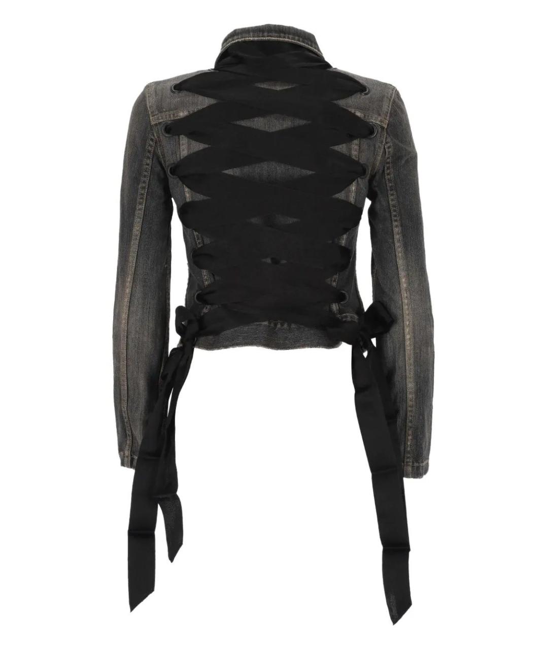 BALENCIAGA Серая хлопковая куртка, фото 2