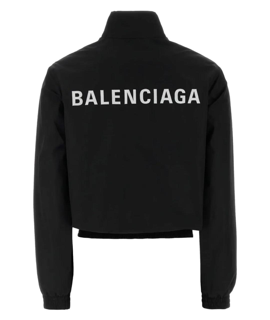 BALENCIAGA Черная полиамидовая куртка, фото 2