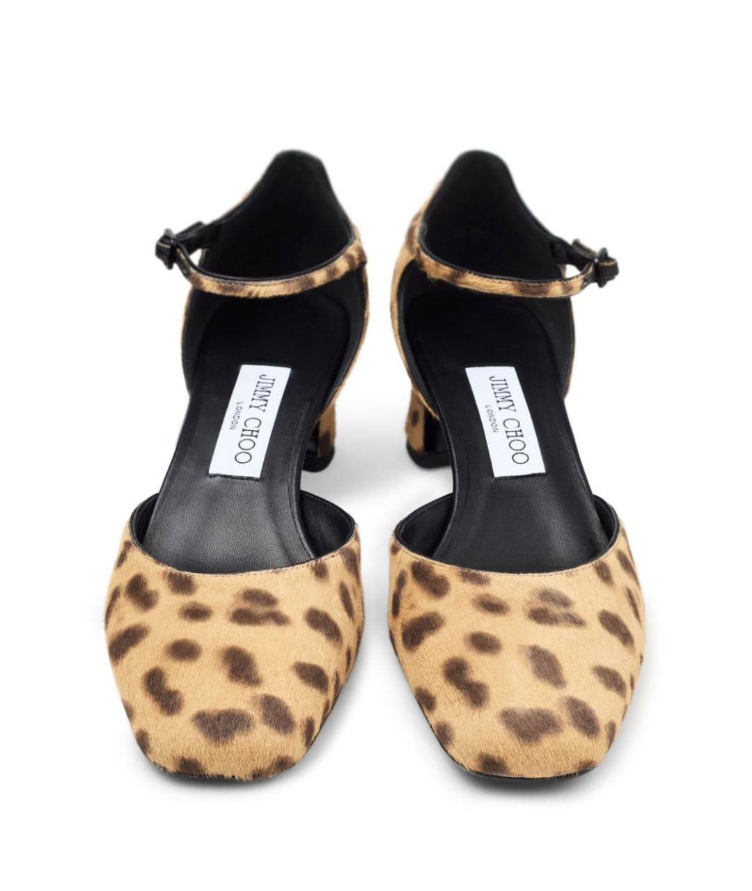 JIMMY CHOO Коричневые кожаные туфли, фото 4