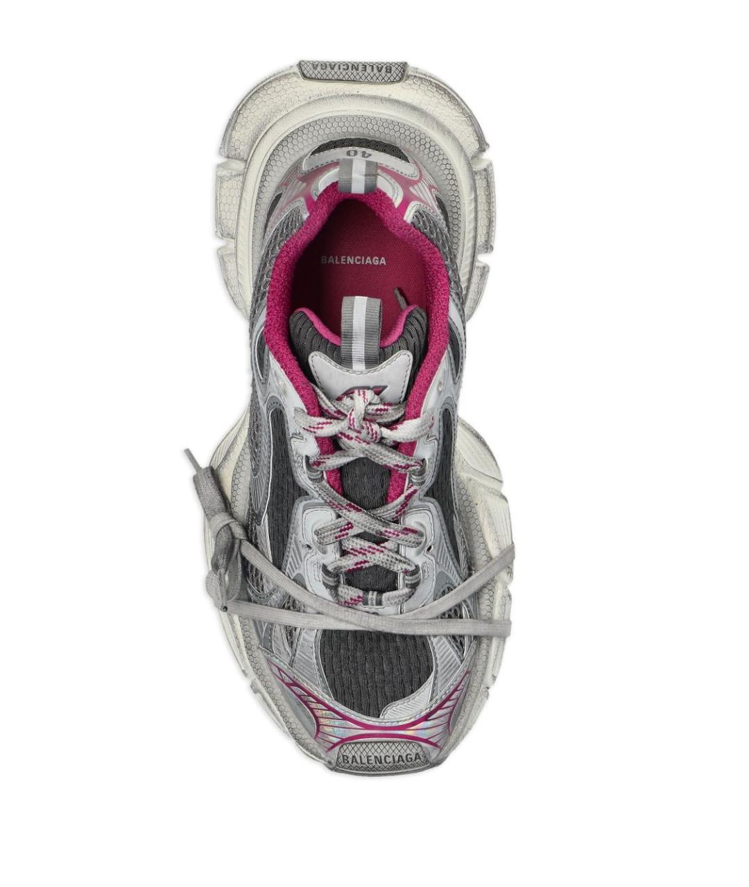 BALENCIAGA Серые кроссовки, фото 4