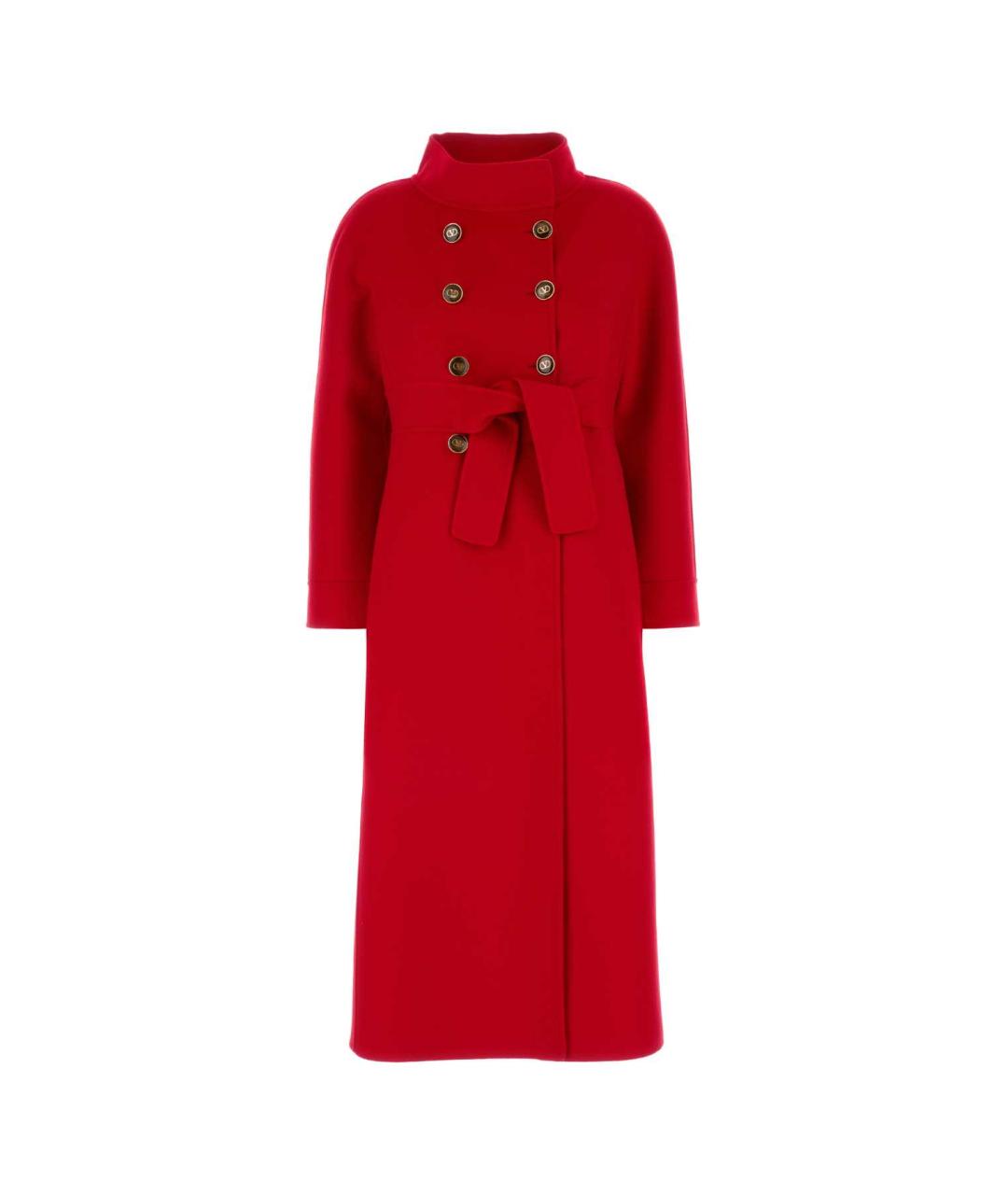 VALENTINO Красное шерстяное пальто, фото 1