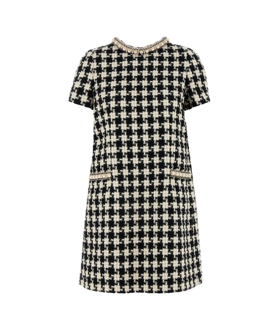 VALENTINO Мульти хлопковое коктейльное платье, фото 1