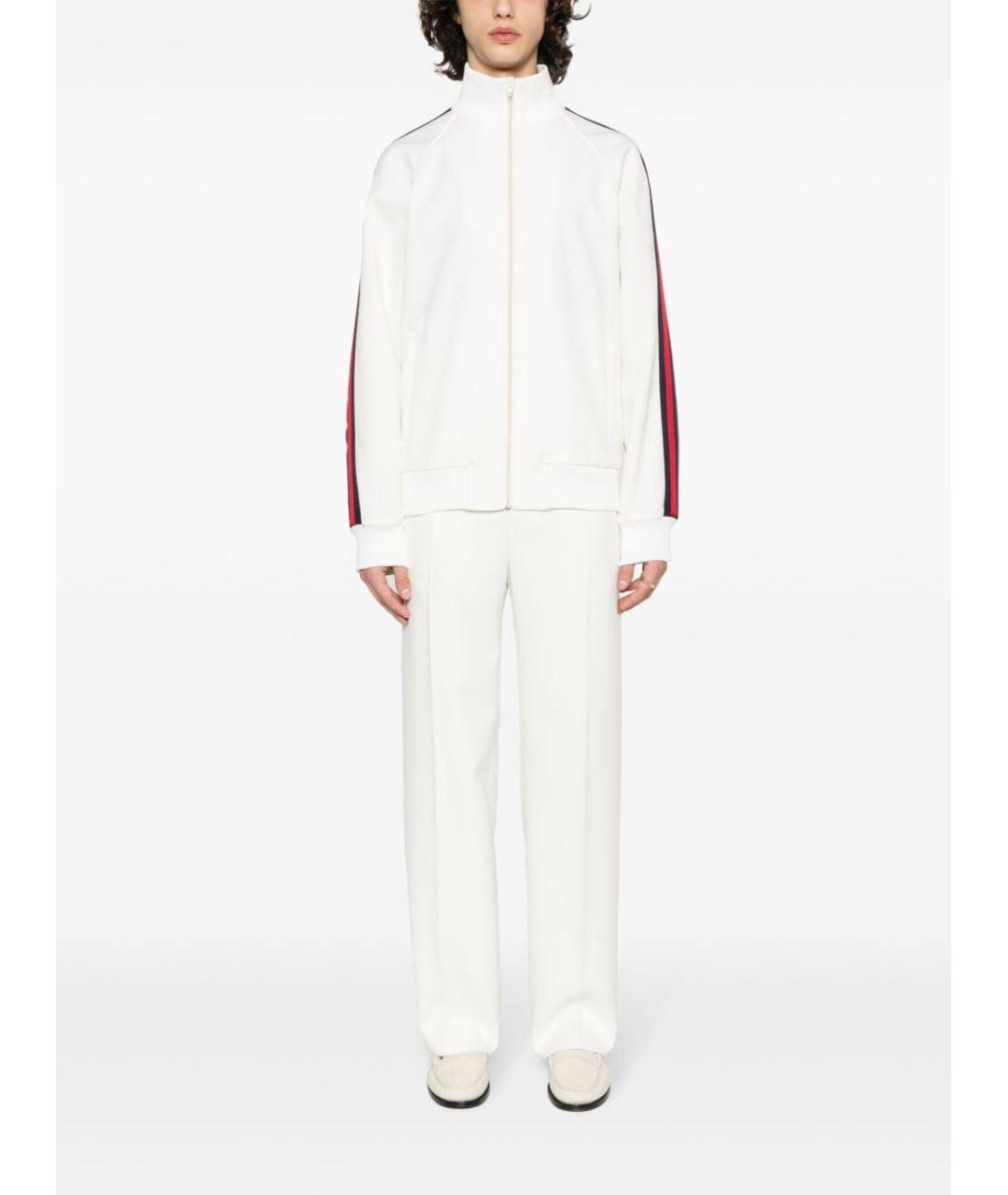 GUCCI Белая полиэстеровая куртка, фото 2