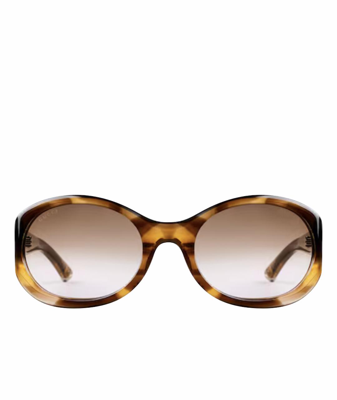 GUCCI Коричневые солнцезащитные очки, фото 1