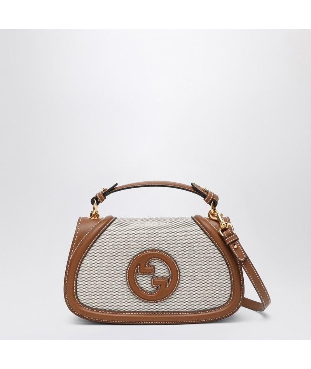 GUCCI Мульти тканевая сумка с короткими ручками, фото 4
