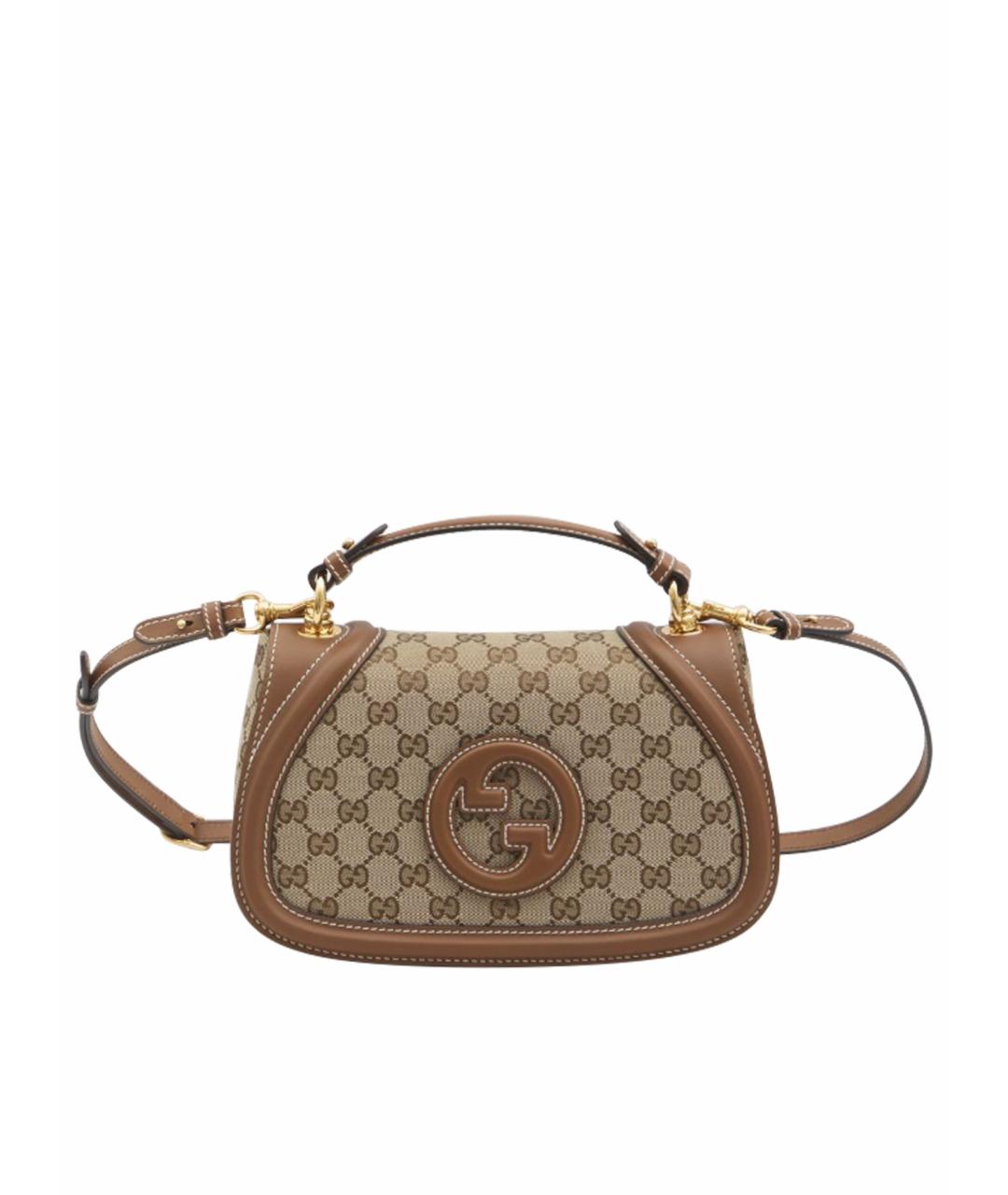 GUCCI Бежевая сумка с короткими ручками, фото 1