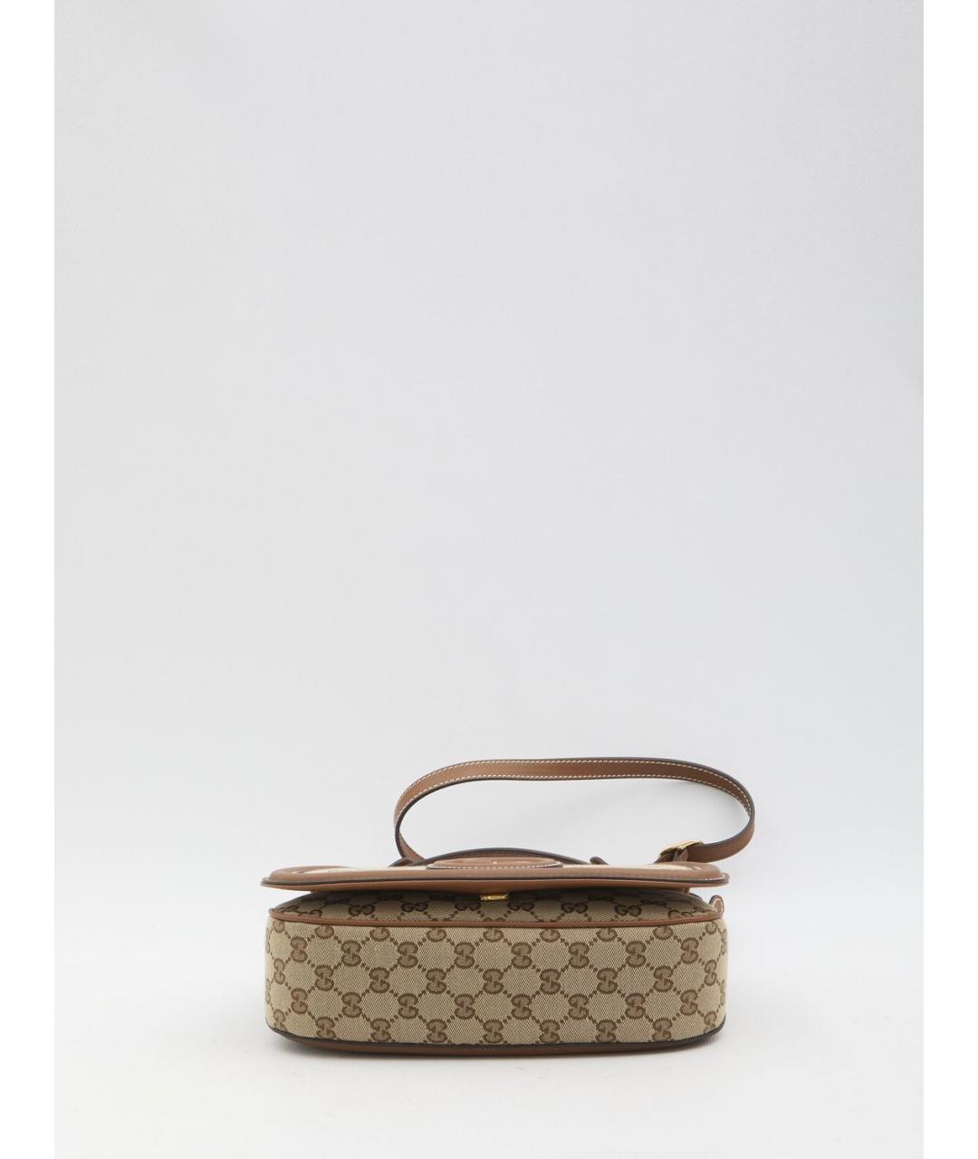 GUCCI Бежевая сумка с короткими ручками, фото 3