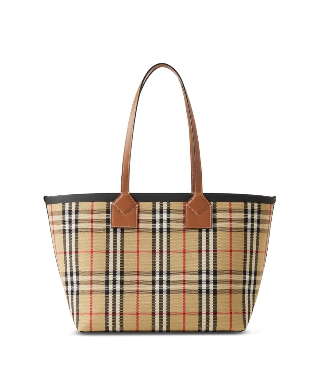 BURBERRY Бежевая сумка тоут, фото 3