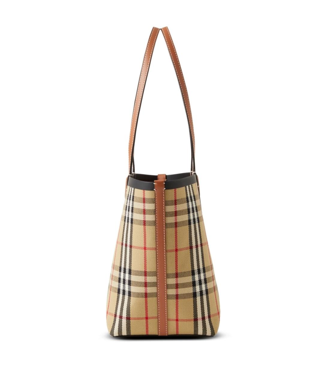 BURBERRY Бежевая сумка тоут, фото 2