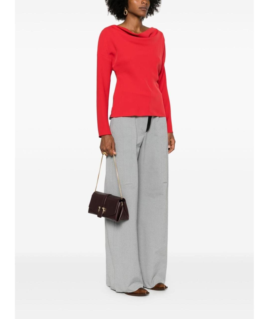 FERRAGAMO Фиолетовая кожаная сумка через плечо, фото 2