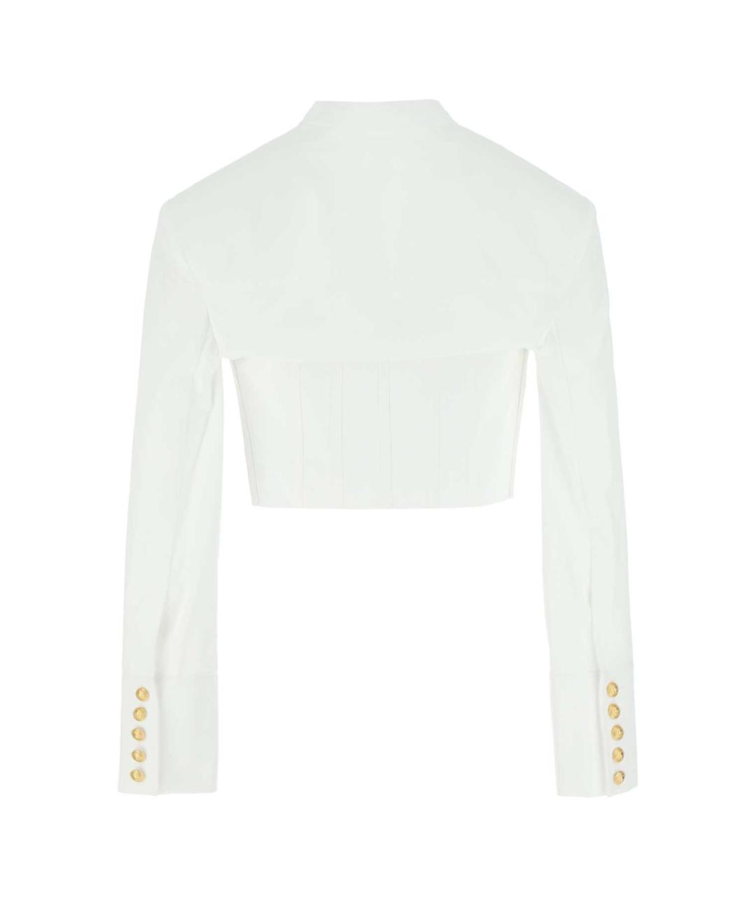 BALMAIN Белая хлопковая рубашка, фото 2