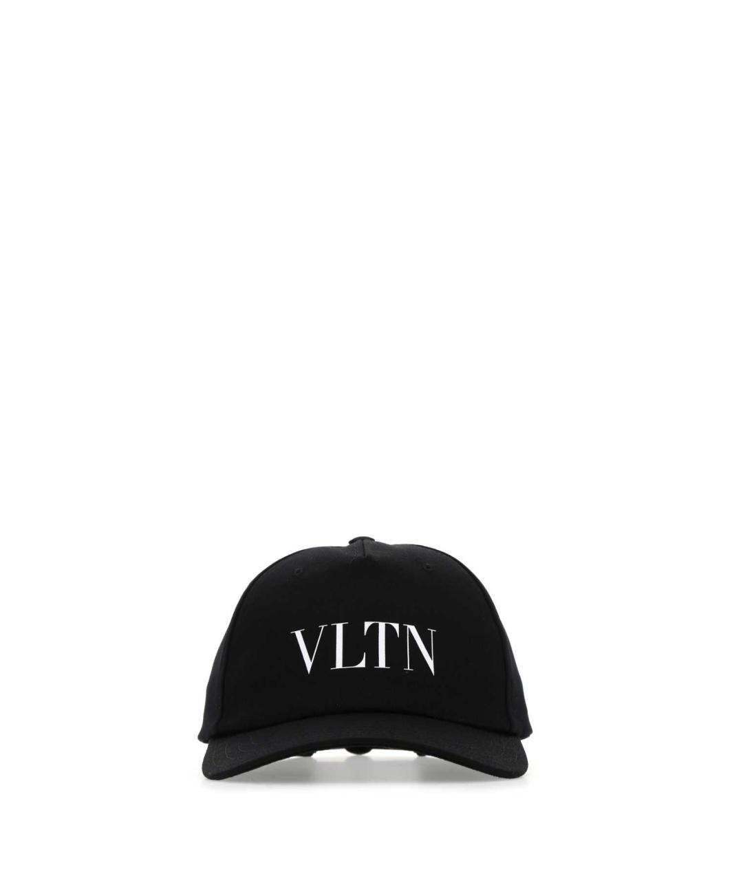 VALENTINO Черная хлопковая кепка, фото 1