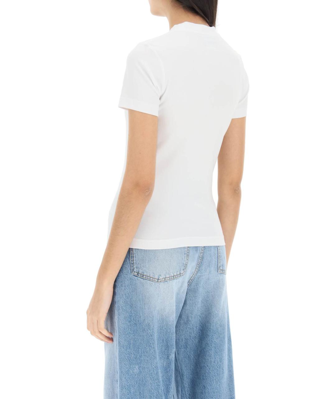 VETEMENTS Белая хлопковая футболка, фото 3