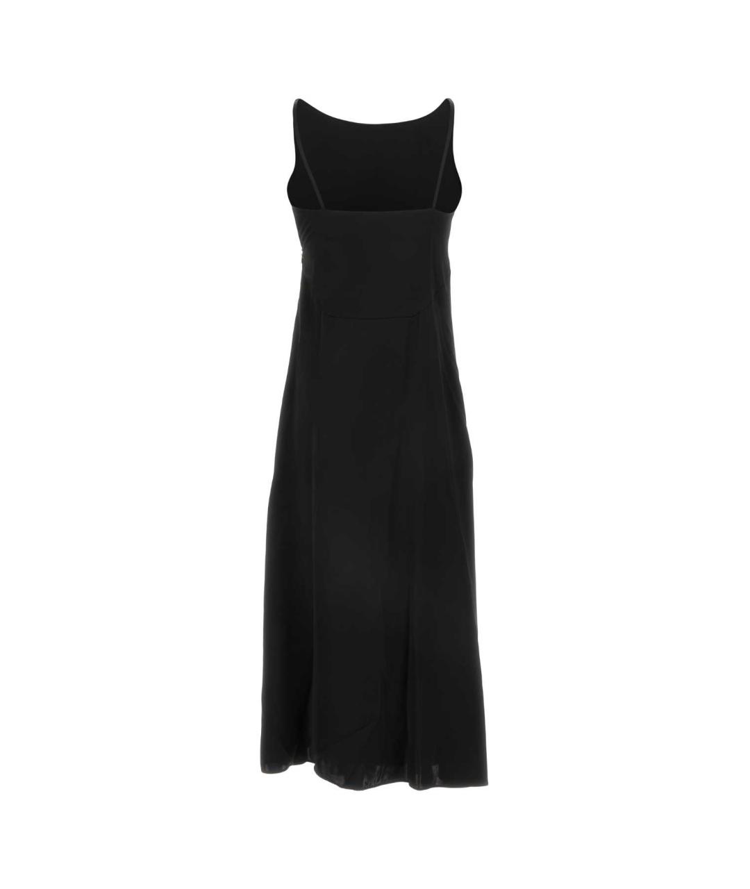 A.P.C. Черное вискозное повседневное платье, фото 2