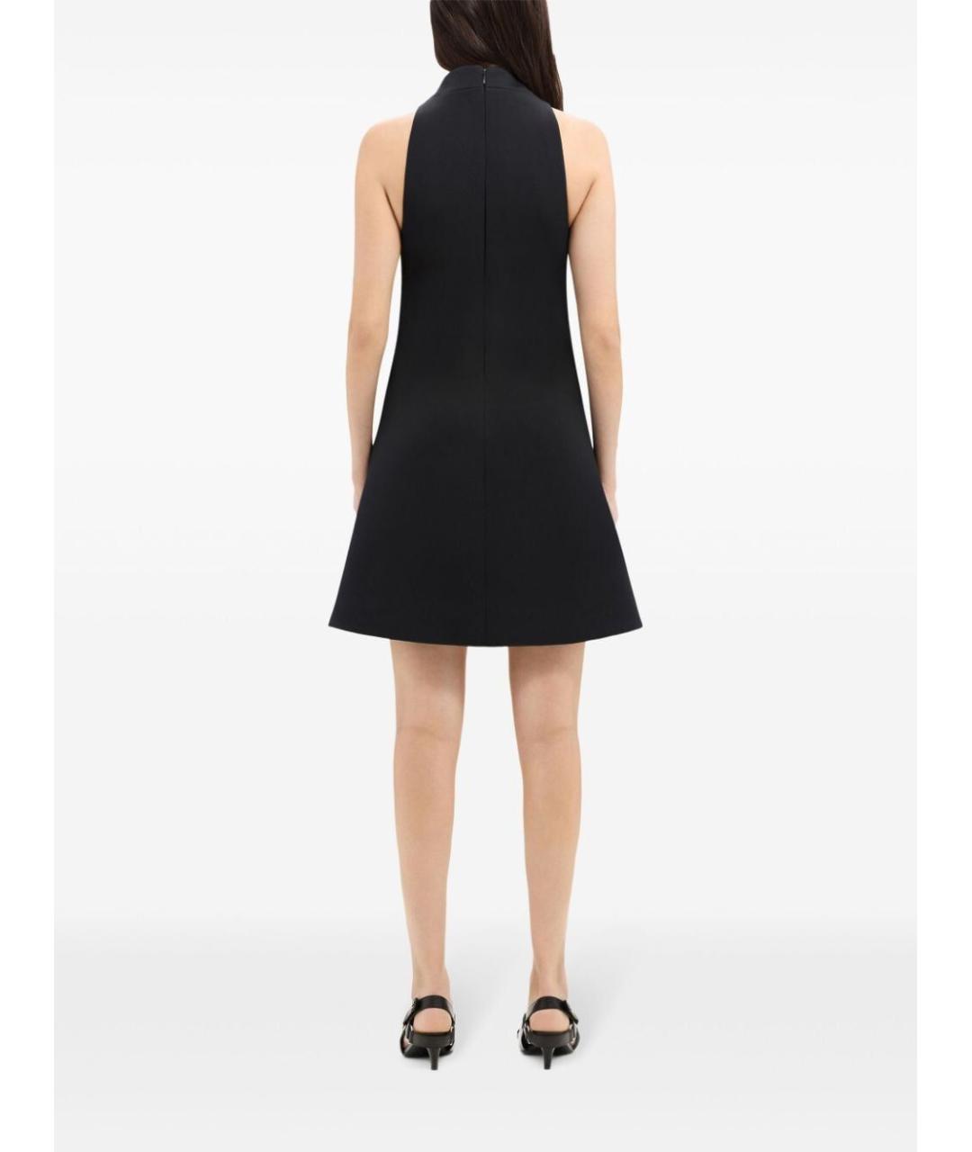 COURREGES Черное полиэстеровое повседневное платье, фото 2