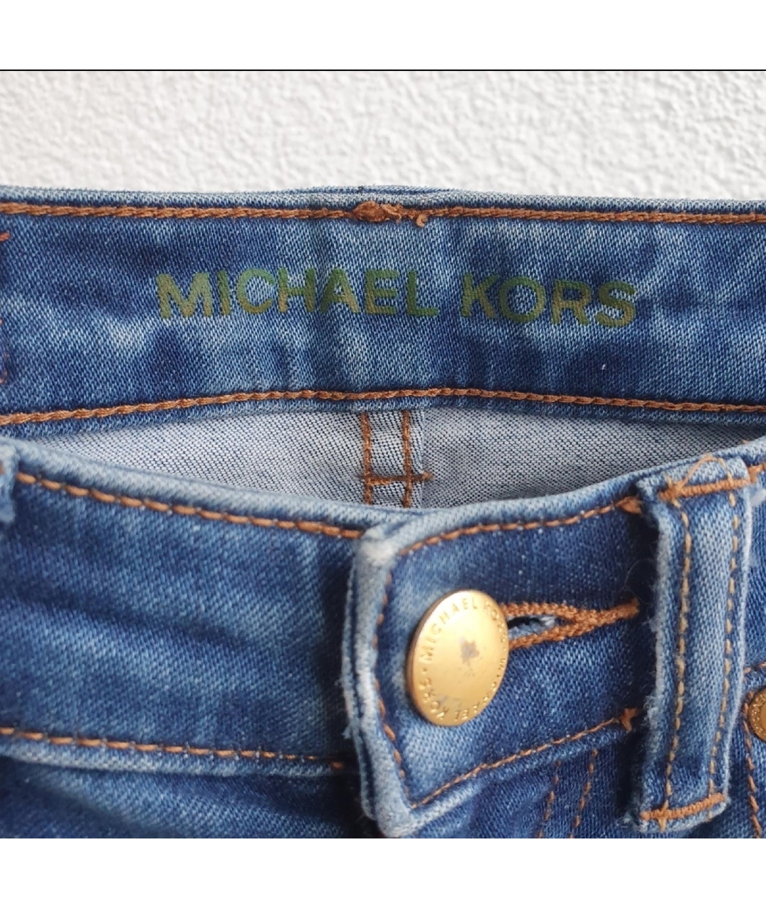 MICHAEL KORS Синие джинсы слим, фото 4