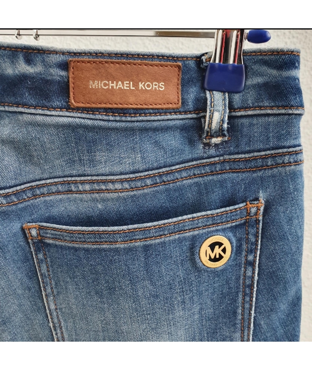 MICHAEL KORS Синие джинсы слим, фото 3