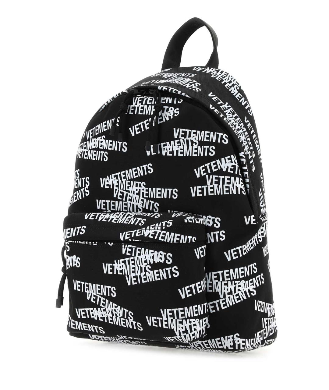 VETEMENTS Черный синтетический рюкзак, фото 2