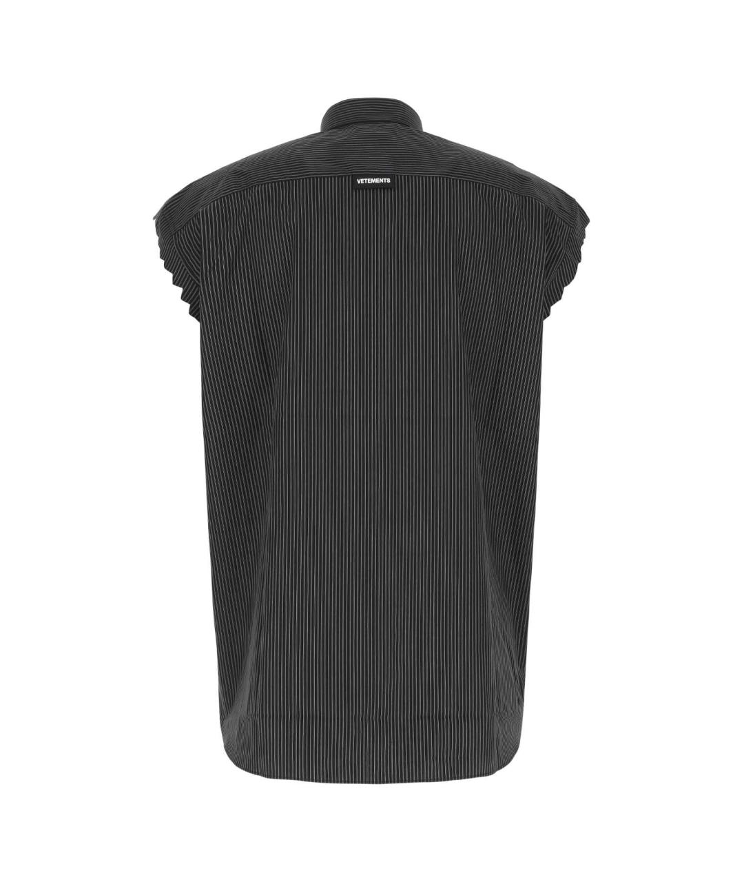 VETEMENTS Серая хлопковая рубашка, фото 2