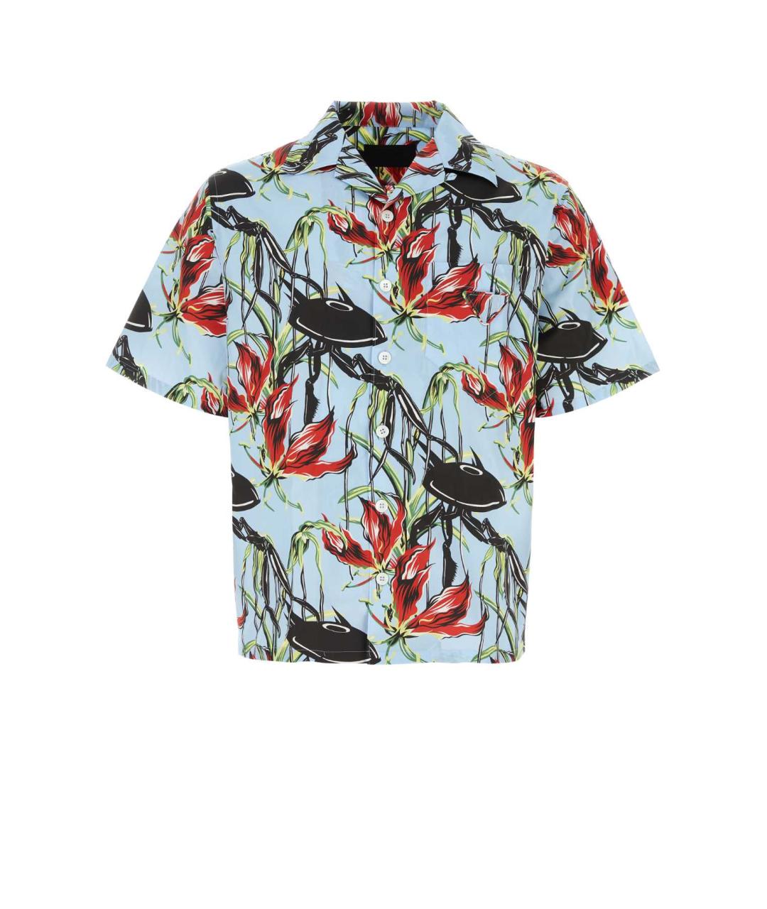 PRADA Мульти хлопковая рубашка, фото 1